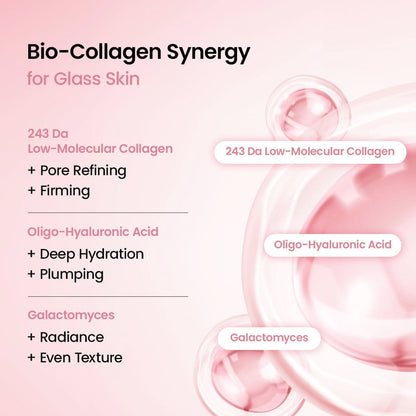 Bio Collagen Deep Hydration Hydrogel Face Mask with Hyaluronic Acid for Firm, Smooth & Radiant Looking Skin – Overnight Moisturizing Treatment (8 Masks EA)